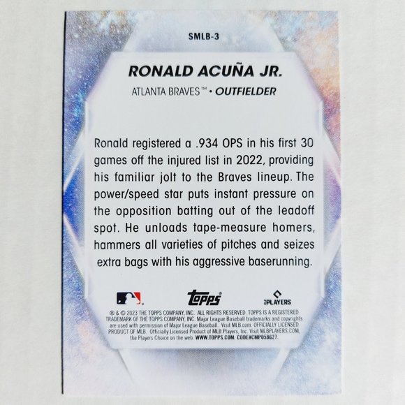 Atlanta Braves (Ronald Acuna Jr) - BSBL [2_RAJ1] - Picture 3 of 3